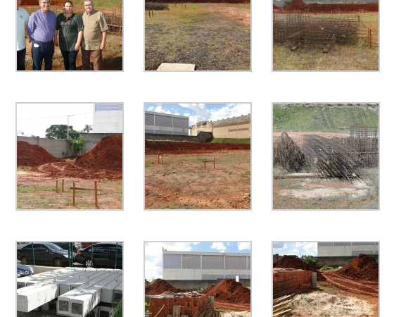 Início da terraplenagem do prédio da EAP